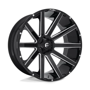 Fuel – D615 CONTRA – Black – 26″x12″ -44mm – Summer Wheels – D61526209847